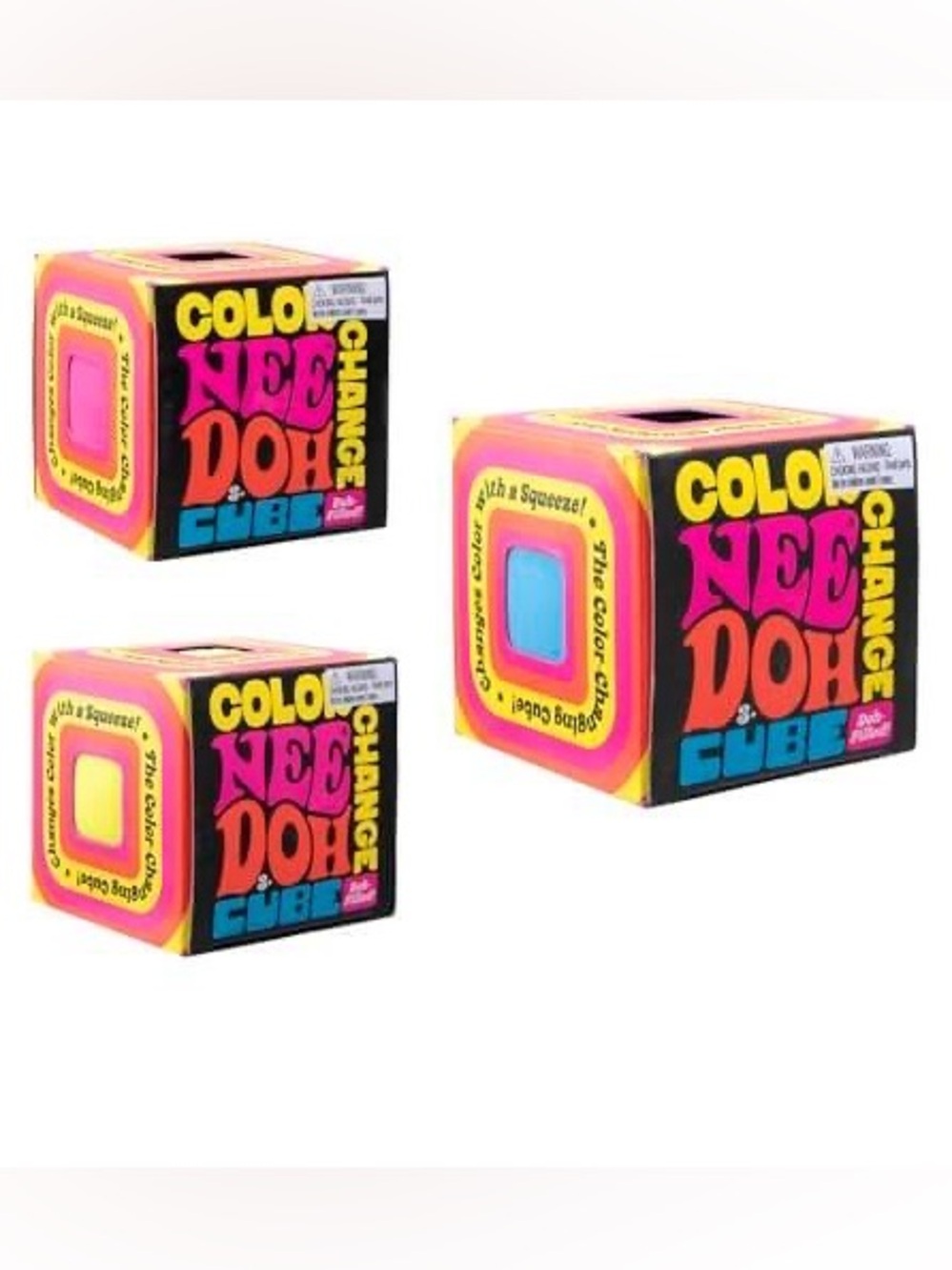 Nee Doh Color Change Cube Sensory Squish